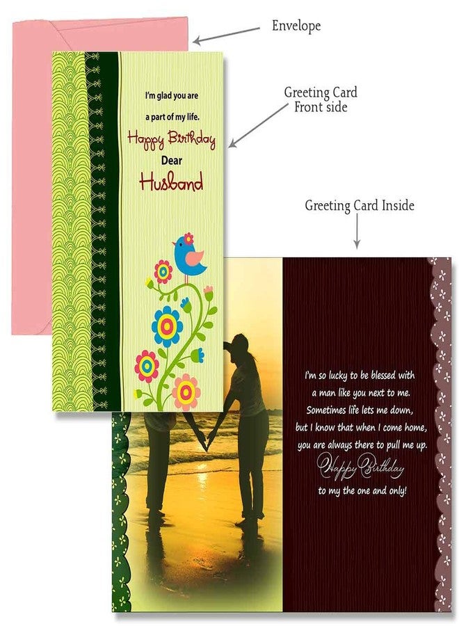Alwaysgift Happy Birthday Dear Husband Greeting Card For Men's Gift, Birthday Dear Husband Greeting Card For Husband, Birthday Gift For Husband, Husband Birthday Card - Image 2